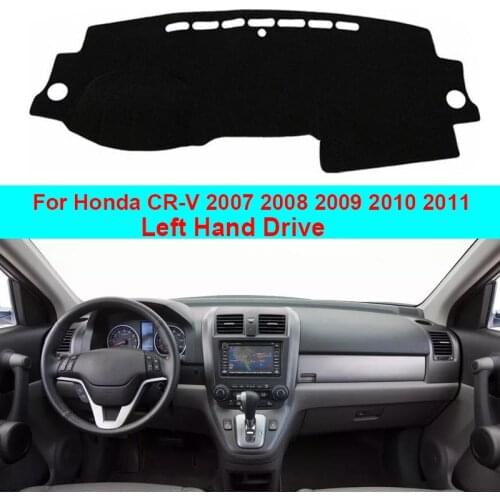 Car Inner Dashboard Cover Dash Mat Carpet Cushion For Honda CR-V CRV 2007 2008 2009 2010 2011 Dash Board Cover DashMat LHD