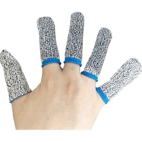 NEW 10pcs Finger Cots Protective Wear-resistant Non-slip Thick Anti-cutting Labor Insurance Household Vegetable Picking Safet