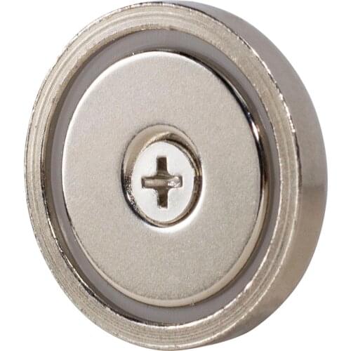 2 PCS Lot Strong Magnet, Supper Powerful Neodymium Magnets Disc with Hole in Nickel Plating, Magnets