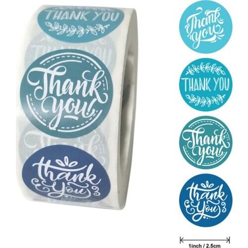 2021 1 inch 500 pcs/roll, thanksgiving sticker, self-adhesive label for baking gift cards, parties, gift wrapping