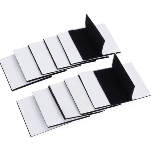 25PCS Carpets Adhesive Tape Double Sided Strength Sticky Back Hook Loop floor mats Rug Gripper Pad Mounting Tape for Wall Decor