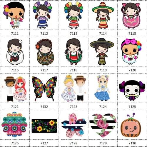 30 Pcs Planar Resin Flatback Mexico Festival Heart Unicorn Cartoon Resin for Crafts Jewelry Making Birthday Girl DIY Accessories