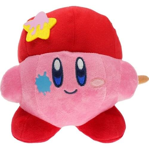 16Cm New Kirby Plush Disneys Plus Account Painter Adventure Game Soft Cute Anime Figure Dolls For Girls Kids Toys Birthday Gift