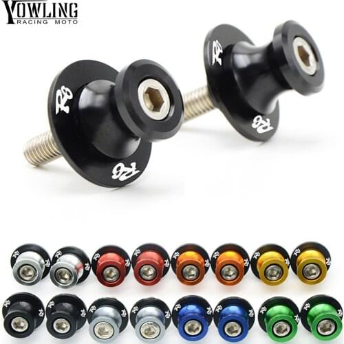 Motorcycle accessories Swingarm Spools slider stand screws For Yamaha R6 YZF R6 1998-2012 2013 2014 2015 2016 Motorcycle yzfr6