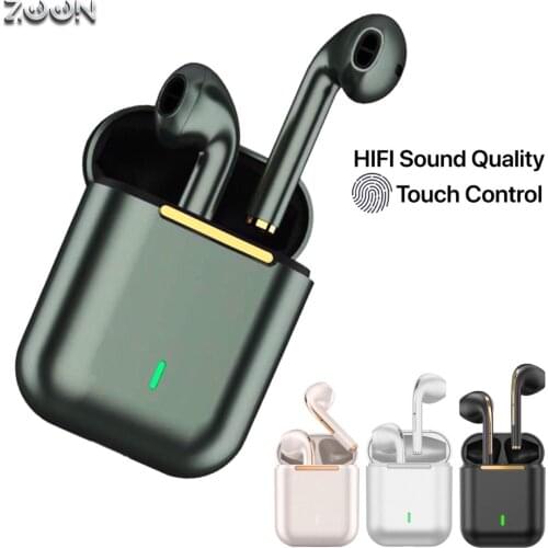 J18 HD Wireless Earphones Sports Waterproof Light Touch Control Music Bluetooth 5.0 Headphones Earbuds High Quality Headset