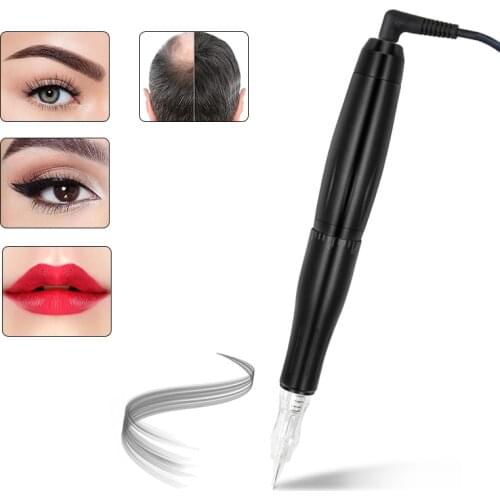 BMX Permanent Makeup Machine Eyebrow Rotary Tattoo Machine Pen for Eyebrow Eyeliner Lip Tattoo Gun Set