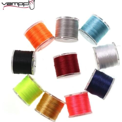 Vampfly 10PCS 120D/150D Mix Set Fly Tying Thread For Tying Large Streamer Nymph Dry Flies Steelhead Body Material Size 6~10