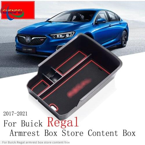 For Buick Regal 2017-2021Armrest Box Storage Box Modified Car With Central Storage Box Decoration Car Accessories