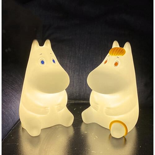 Energy-saving Night Light Silicone Remote Control LED Pat Lamps For Bedroom Bedside Table Lamp Touch Sleep Creative Timing Light