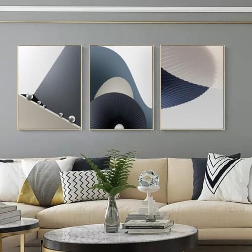 Nordic Building Geometry Sphere Picture Canvas Painting Decoration Wall Art Poster and Print for Living Room Bedroom Home Decor