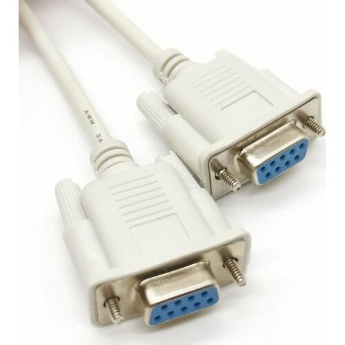 DB9 pin serial RS232 COM female to female cable