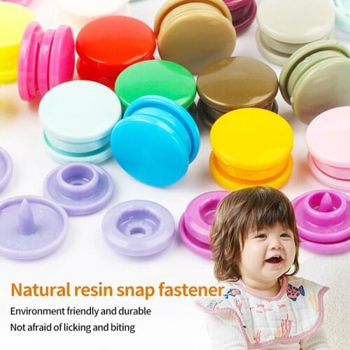 50/100Sets T5 12mm Round Plastic Snap Buttons For Baby Children Clothes DIY Sewing Accessories Press Button Snaps for clothes
