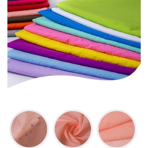 Summer Sunscreen Cloth 20D Nylon Light Crepe Ultra-thin Breathable Sunscreen Coat Fabric Handmade DIY 50*150CM