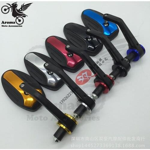 Motorbike parts ATV Off-road dirt pit bike side mirrors motocross scooter moto rearview mirror motorcycle handlebar end mirrors