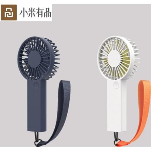 NEW Youpin VH Mini Hand-held Fan Small Portable Fashion Hang Rope 10 Hours Endurance Micro USB Charging Summer Mini Portable Fan