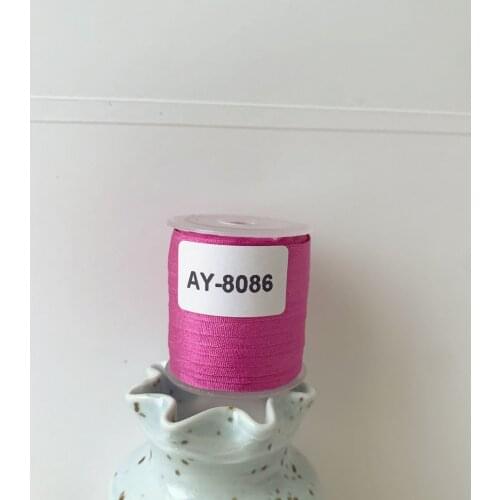 AY-8086 A Roll Wholesale 2mm-36mm 100% Pure Silk Embroidery Ribbons Handcraft Supply Double Faced Thin Taffeta Silk Ribbon