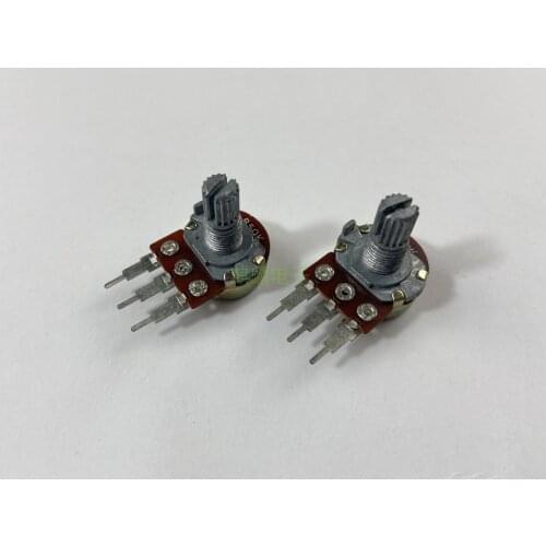 Original New 100% RK16 B50K single potentiometer long foot potentiometer audio amplifier audio volume potentiometer (SWITCH)