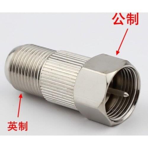 British foreign cable adapter metric thread threads F metric to imperial conversion plug
