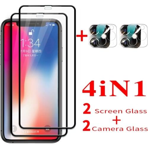 For iphone 11 pro Max Camera Lens Film screen Protectors Protective Glass for iphone 11 12 pro max 12 mini black Tempered Glass