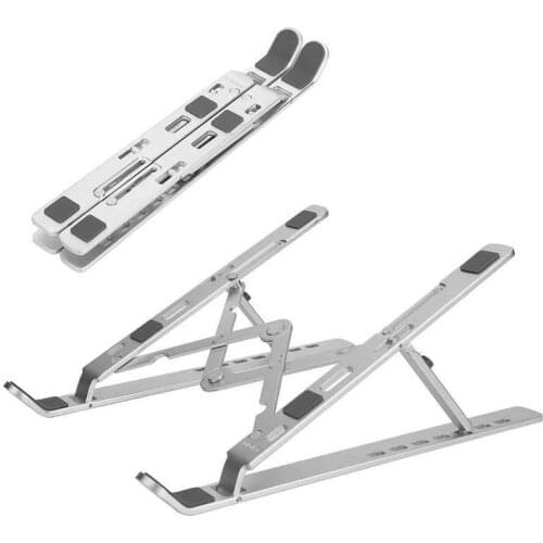 Adjustable Foldable Laptop Stand Aluminum Alloy Non-slip Computer Table Notebook Desk Cooling Holder