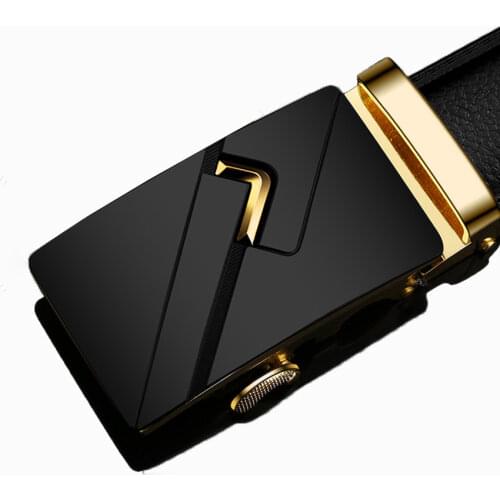 18 Type Men Business Style Belt Designer Genuine Leather Male Belt Automatic Buckle Belt Top Quality Girdle Belts For Suit Pants