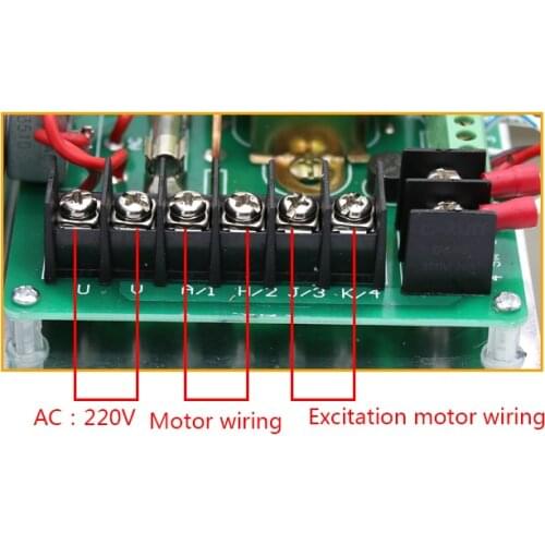 Reversing switch, 1HP governor, 750W high power, 220V DC motor speed controller, 500W permanent magnet DC motor controller