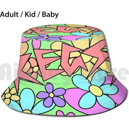 Spring Has Sprung Bucket Hat Adult kid baby Beach Sun Hats Skegss Spring Has Sprung Spring Flower Skegss Band