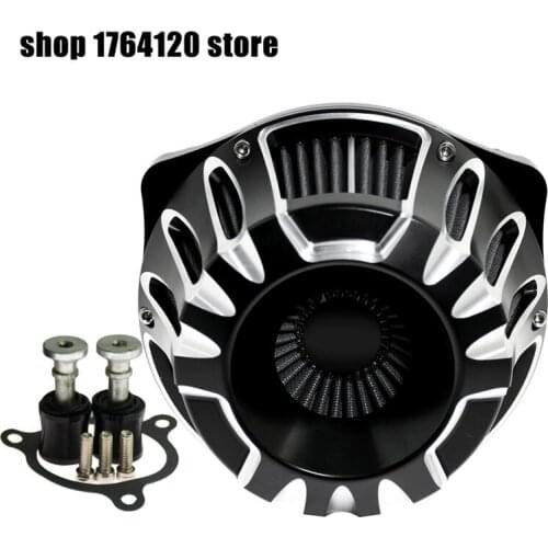 Motorcyle Cut Air Cleaner Intake Filter Fit For Harley Touring Electra Glide Road Glide Road King 2017-2019 Softail 2018