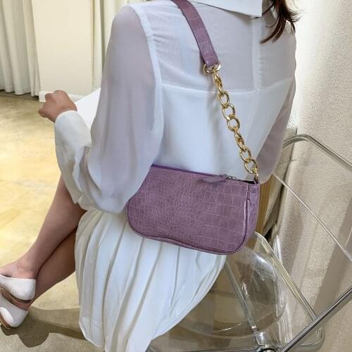 Women PU Leather Solid Color Hobo Shoulder Bags Lady Zipper Armpit Sling Handbag Light Wild Simple Female Daily Bag