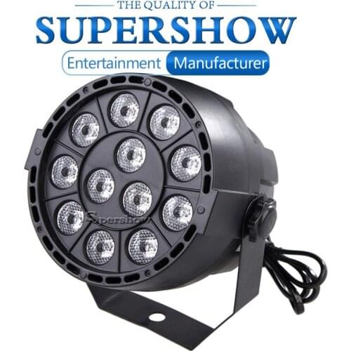 12*3W LED UV Plastic Par Light Professional DMX Interface Remote Control Light for Disco Nightclub Party Show Equipment