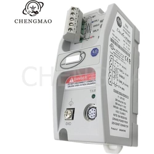 1761-NET-DNI AB 1000 Micro Logix Allen Bradley PLC Module DeviceNet Interface Output Processing Module