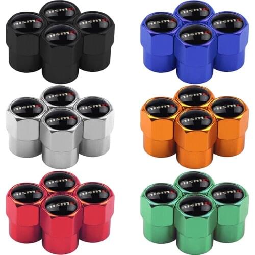 Car-Styling Car Wheel Tire Valves Caps Case Fit For Nissan Nismo Qashqai Juke Tiida X-trail 350Z Rogue Murano Sunny Accessories
