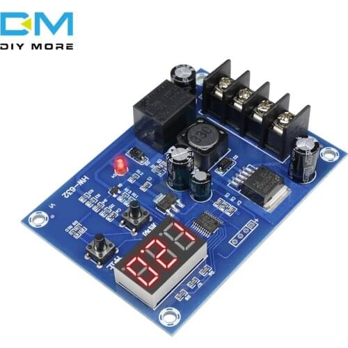 XH-M603 Digital LED Module Control Charging Control Board Switch Display Storage Lithium Battery Charger Protection Board 12-24V