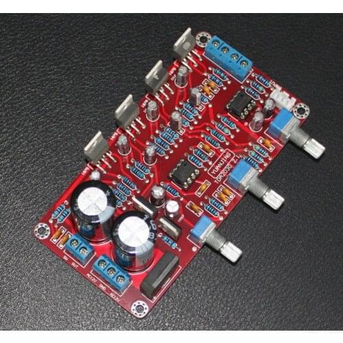 Dual AC 12V 100W 2.1 channel LM1875 amplifier board