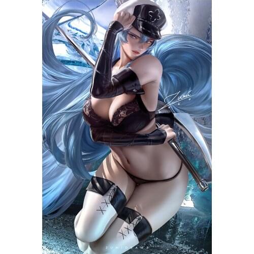 Custom Print Anime Sexy Girl Queen Esdese Art Posters Wall Hanging Pictures Canvas Painting for Living Room Bedroom Decoration