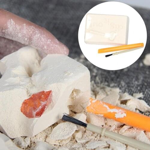 Puzzle Toy Realistic Educational Plaster Dinosaur Fossils Children Puzzle Toy for Gift