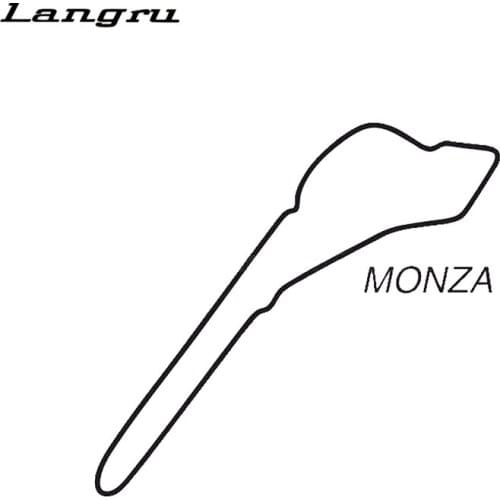 Langru Interesting Monza Map Vinyl Car Sticker Decal Car Accessories Jdm