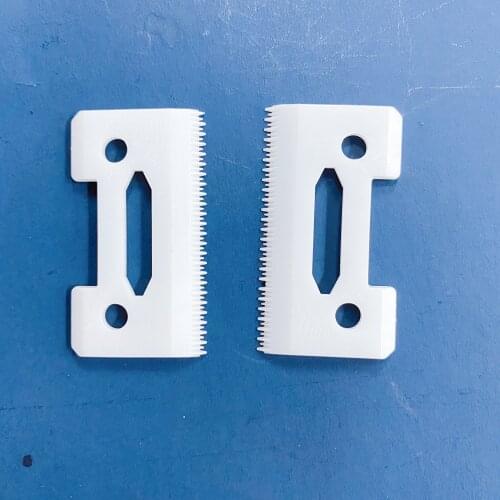 Free shipping 100pcs Long and short tooth zirconia ceramic cutter blade for wahl senior clipper