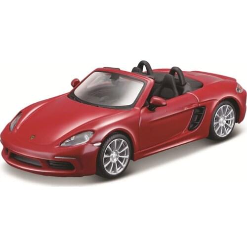 Bburago 1:32 Scale Porsche 718 Boxster Alloy Luxury Vehicle Diecast Cars Model Toy Collection Gift
