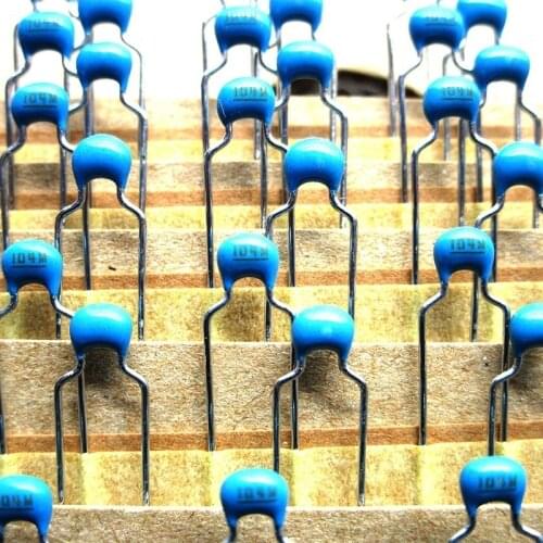 50Pcs Japan MURATA Monolithic Capacitor 104M 50V RPEE41H104M2M1A01U Blue Pitch 5