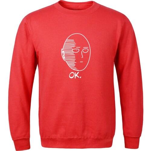 Hip Hop One Punch Man Japen Anime Cartoon clothes 2020 spring autumn man Sweatshirts high quality Men Fashion Warm new Clothing