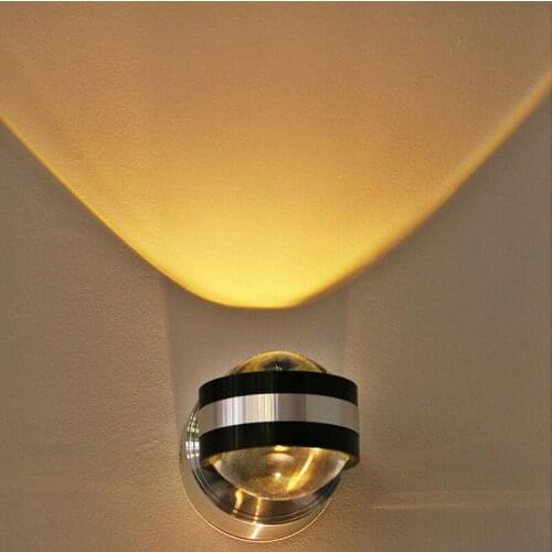 Wall night lamp led modern indoor hotel decoration light living room bedroom bedside TV background picture lamp aisle free ship