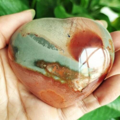 Natural sea stone heart crystal stone mineral specimen crystal ston