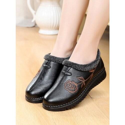 2021 NEW Women Winter Fur Warm Snow Boots Ladies Warm Ankle Boot Warm Comfortable Winter Shoes Plus Size Casual Women Boots