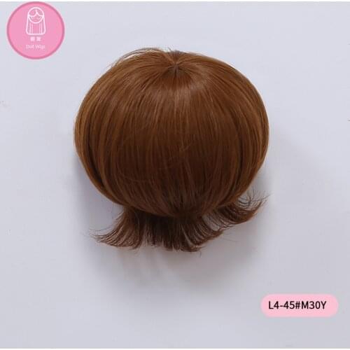 Wig For Doll BJD free shipping Wig 7-8 inch 1/4 high-temperature short hair girl boy doll with bangs fashion type stylish hair