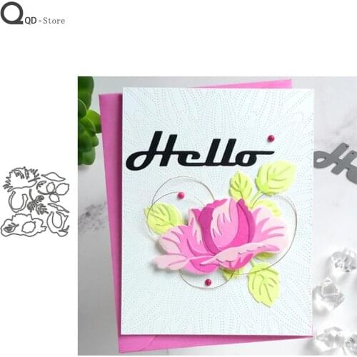 Peony Flower Cutting Dies New Dies Scrapbooking Mold Cut Childrens Handmade Tools DIY Craft Decoration Metal Die Cuts 2020