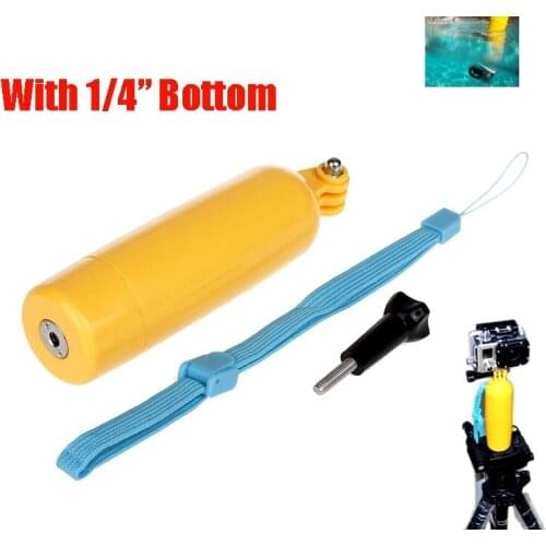 Bobber Float Handheld with 1/4" Bottom Floaty Monopod Hand Stick for GoPro 8/7/6/5/4/3/3+ Xiaomi Yi SJ4000 SJ5000 SJCAM