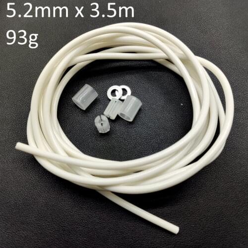PVC cord with cotton core 3m rope Spare part jump skipping 4.5mm diameter
