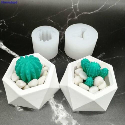 Cactus Silicone Mold Prickly Pear Aroma Plaster Mold Succulent Plants Cake Mold DIY Baking Tools Handmade Soap Mold Cake Decors