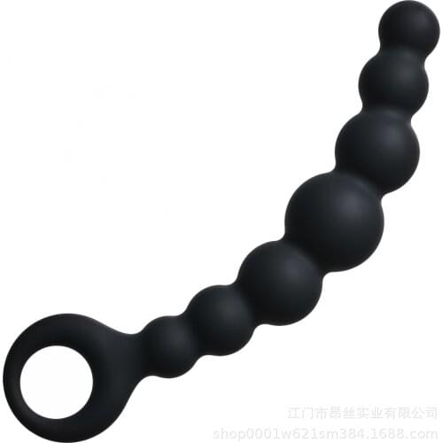 Silicone 7 Butt Plug Beads Prostate Massager Sex Toys for Man Female Masturbator Anal Plug Sex Toys for Woman Sex Appliance